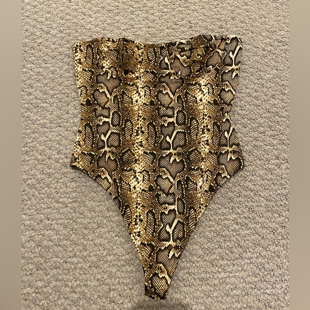 fashion nova snake bodysuit